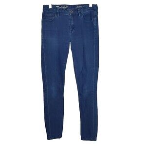 Madewell Jeans Womens 4 / 26 Skinny Skinny Ankle High Rise Blue Dark Wash